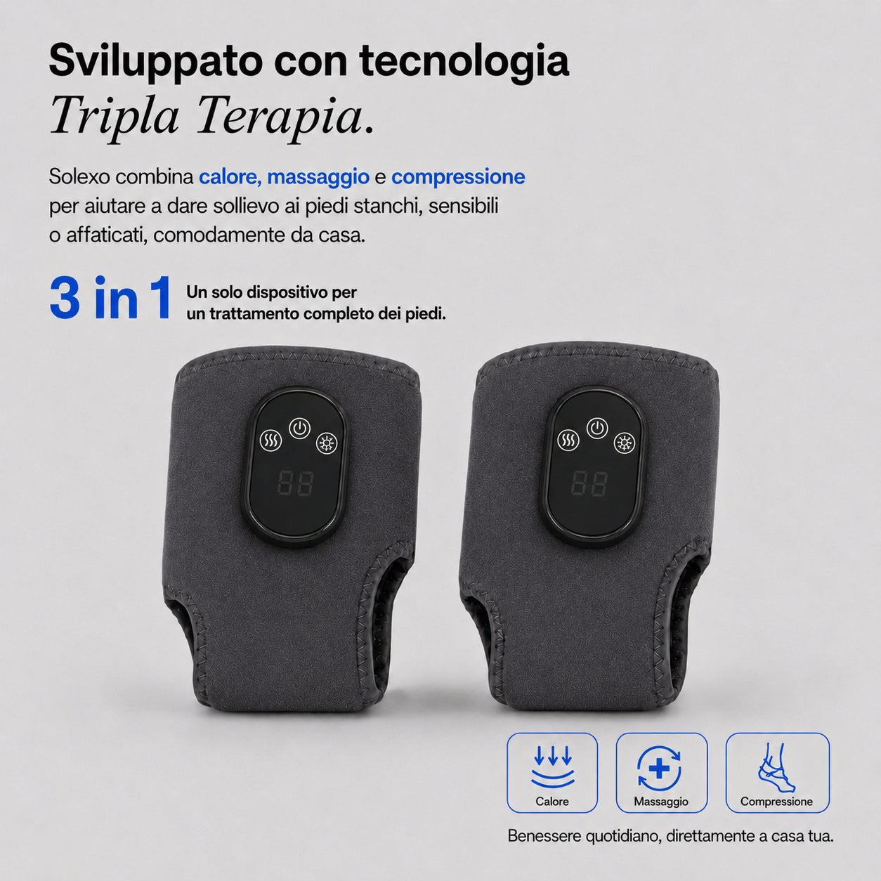 Massaggiatore Tripla Terapia